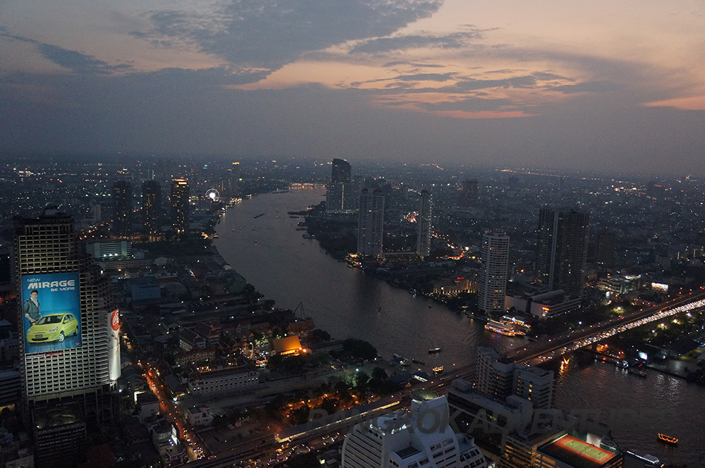 View from the Lebua sky bar in Bangkok