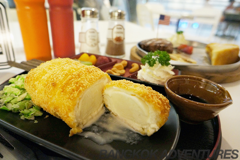 Tonkatsu ice cream at Icedea, Bangkok