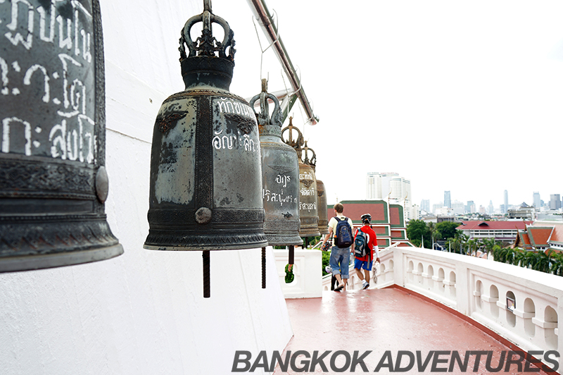 Visiting some off the beaten path temples in Bangkok on the Just Nok bike tour