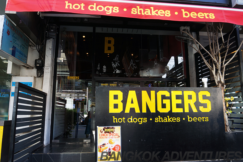 Bangers Bangkok hot dogs, sausage dogs and milkshakes